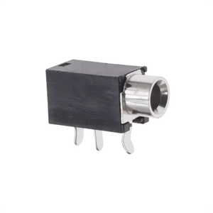 Soket Headphone PJ316 3.5MM Soket Audio PJ-316 Lubang Optik Logam Kepala 3-pin Penyambung Lurus Pin 3P - Product Image 5