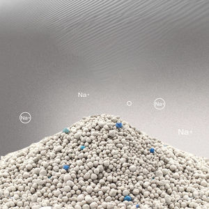 La arena para gatos de fraguado rápido con bajo contenido de polvo natural puro 100% es arena para gatos de bentonita adecuada para gatos y perros - Product Image 3