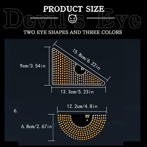 <span class=keywords><strong>Auto</strong></span> universale ha condotto gli occhi del demone decorativi luminosi creativi e luminosi per <span class=keywords><strong>auto</strong></span> con occhi arrabbiati luce USB motorizzata decorazione del parabrezza - Product Image 6