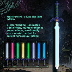 Espada Luminosa con Sonido de la Leyenda de Zelda, Modelo de Arma LED, Espada de Juguete Decorativa, ABS Ecológico, para Mayores de 14 Años - Product Image 3
