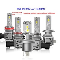 Ampoules LED automobiles, lumière ultra-lumineuse et ciblée, conception à branchement direct, installation facile, luminosité double.