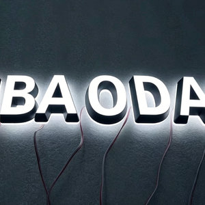 Customized 3D illuminated letter <b>signs</b>, suitable for boutique studios and luxury retail brands. - Product Image 4