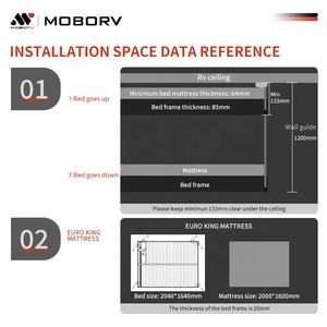 Fornitura di Fabbrica MOBORV Sollevatore Elettrico per Letto Camper di Alta Qualità 12V 24V, Sollevatore Motorizzato per Letto RV <span class=keywords><strong>Caravan</strong></span> in Vendita per Campeggio - Product Image 6