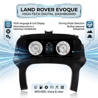 Dashboard Digital LCD 12,3 inci untuk Land Rover Range Rover Evoque 2012-2019, Panel Instrumen CarPlay CarLife LHD RHD