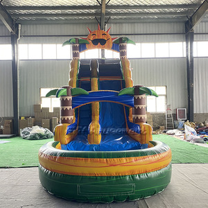 Tobogán Acuático Inflable de PVC para Piscina, Fácil de Alquilar, para Negocios, en Venta - Product Image 3