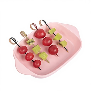 Piques à cocktail en bambou jetables, écologiques, brochettes à fruits en bambou, bâtonnets en bambou biodégradables, hamburger, sandwich - Product Image 5