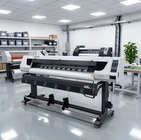 Imprimante à encre éco-solvant automatique rouleau-à-rouleau KAWALONG 1,8 m pour Flex et papier, 2400 DPI, sans fil, nouvelle, garantie 1 an, XP600