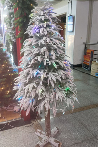 Árbol <span class=keywords><strong>de</strong></span> <span class=keywords><strong>Navidad</strong></span> <span class=keywords><strong>Artificial</strong></span> <span class=keywords><strong>de</strong></span> Alta Calidad, PE y PVC, con Nieve <span class=keywords><strong>Artificial</strong></span>, Decoración Navideña para Interiores del Hogar - Product Image 4