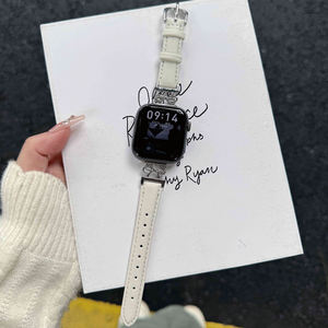 Bonitas correas de reloj de cuero con lazo para <span class=keywords><strong>Apple</strong></span> Watch, correa para <span class=keywords><strong>IWatch</strong></span> Series 10, pulsera de muñeca, reloj inteligente 38 40 42 44 45 49 mm - Product Image 6