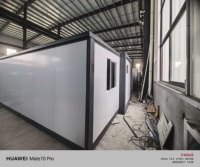 Maison préfabriquée modulaire extensible à double aile, directement de l'usine, pour hébergement commercial