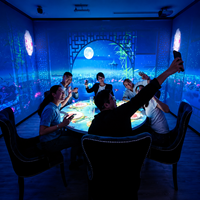 Système de projection immersive interactif personnalisé pour restaurant, salle d'exposition, mapping 3D, solution de jeu avec capteur de mouvement