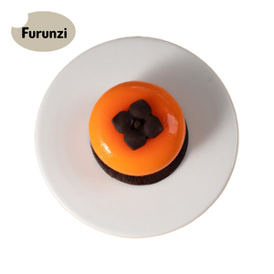 Torta Mousse al Formaggio Cremoso Gusto Frutta e Cachi, a Basso Contenuto di Grassi, Congelata, Certificata Halal, Vendita Diretta dalla Fabbrica, Consegna Rapida - Product Image 2