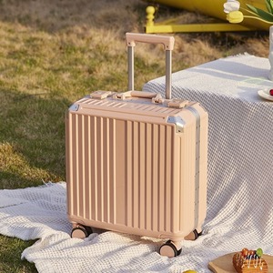 Bolsas de viaje con bloqueo de contraseña ABS para equipaje <span class=keywords><strong>sin</strong></span> <span class=keywords><strong>cremallera</strong></span> Marco de aluminio Equipaje Trolley Maleta - Product Image 2