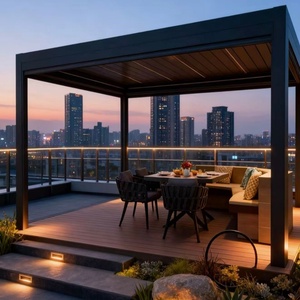 Pergola bioclimatique en <span class=keywords><strong>aluminium</strong></span> de la baie de San Francisco, en alliage d'<span class=keywords><strong>aluminium</strong></span>, pergola bioclimatique en <span class=keywords><strong>aluminium</strong></span>, <span class=keywords><strong>vue</strong></span> sur l'océan - Product Image 6