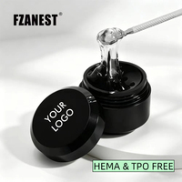 FZN 1kg Gel UV Artistique Sans TPO en Gros, Gel Constructeur Naturel en Vrac avec Logo Personnalisé, Sans HEMA, Certifié CPNP