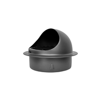 Grille d'aération murale extérieure en acier inoxydable 304 épaissi, persienne coupe-vent pour hotte de cuisine et extracteur de salle de bain