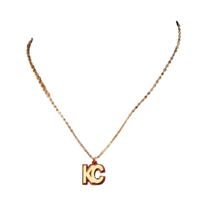 2025 Kansas City Chiefs Game Day Halskette Acryl KC Anhänger Kugelform Trendy Style Schmuck Zubehör für Frauen Fans - Product Image 2