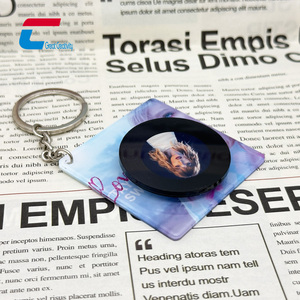Tùy chỉnh thông minh CD Album <span class=keywords><strong>NFC</strong></span> âm nhạc Keychain Acrylic <span class=keywords><strong>NFC</strong></span> Mini CD - Product Image 4