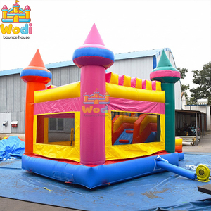 Château gonflable écologique en PVC <span class=keywords><strong>de</strong></span> 0,55 mm, château <span class=keywords><strong>de</strong></span> saut haute résistance résistant aux déchirures avec norme EN14960 pour une utilisation en extérieur - Product Image 5