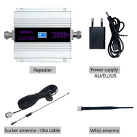 Penguat sinyal ponsel portabel, penguat sinyal jaringan seluler GSM/LTE4G Repeater sinyal 900/2600Mhz