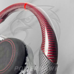 Volant de direction en fibre de carbone pour performance sportive pour VW Golf 6 7 7.5 8 GTI <span class=keywords><strong>R</strong></span> <span class=keywords><strong>Line</strong></span> MK5 MK6 MK7 MK8 Polo Passat <span class=keywords><strong>Tiguan</strong></span> CC Scirocco - Product Image 3