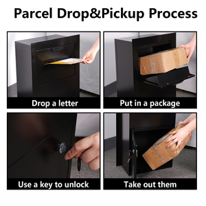 Maßgefertigte Einbau-Paketbox Beliebte Brief- und Paketablagebox Gängiger Postkasten - Product Image 4