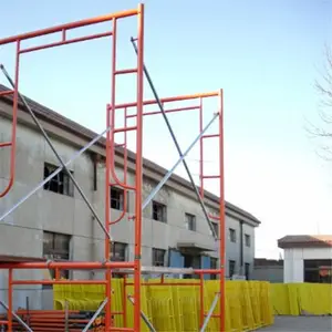 Marco de acero de andamio de sistema de andamiaje marcos para la construcción