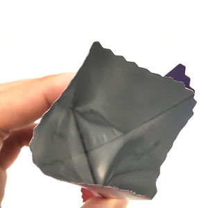 กระเป๋าหมอนพลาสติกไมลาร์1กรัมลายซิกแซกรอยหยักด้านข้างสำหรับสลัดอมยิ้มคุกกี้ครีบปิดผนึก - Product Image 3