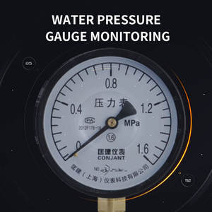 جهاز تنقية مياه عمودي يدوي FI-15T يثبت على الحائط للمرآب، مصنوع من الفولاذ المقاوم للصدأ 304 + فلتر UF 0.01 ميكرون مع مقياس ضغط، يزيل الرمال والصدأ وذاتي التنظيف - Product Image 3