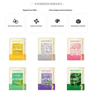 MAYFANCY Private Brand Your LOGO OEM Organic Nourishing Sheet Exfoliating Soften Lavender Hand Mask For Women Beauty Products
