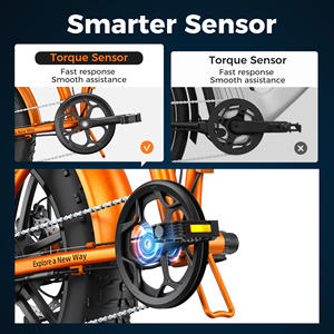 カスタマイズ可能なロゴ法的コンプライアンス20インチタイヤ電動Eバイク48v 13ahリチウム電池7スピードEBikeリアハブモーター大人用 - Product Image 4