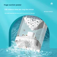 Filtre pour aquarium en plastique 3 en 1, pompe à oxygène silencieuse, pompe de circulation pour aquarium, pompe d'aspiration, purificateur d'eau usée, vie en plein air