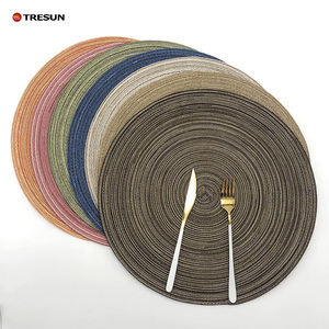 Set de table tissé écologique de style européen, résistant à la chaleur et aux taches, facile à nettoyer, pour la cuisine - Product Image 1