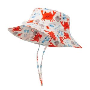 Wholesale Kid <b>Sun</b> Bucket <b>Hats</b> ForToddler <b>Floppy</b> <b>Hat</b> UPF 50+ Wide Brim Chin Strap Summer <b>Hat</b> - Product Image 2