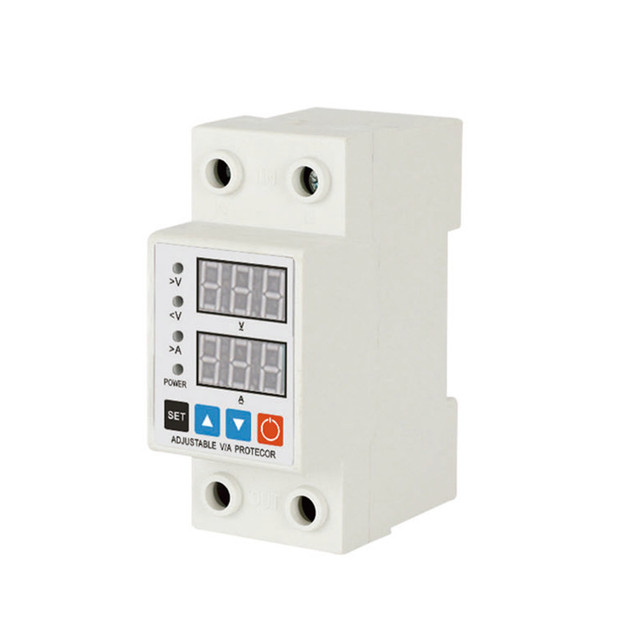 Stabilizer Voltage Regulator AVP-63 40A/63A/80A  Voltage Protector Adjustable Over Under Voltage Relay