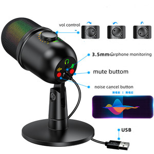 Micrófono de Condensador USB Profesional <span class=keywords><strong>para</strong></span> Estudio de Grabación, <span class=keywords><strong>para</strong></span> Teléfono, <span class=keywords><strong>PC</strong></span>, Skype, Juegos en Línea, Vlogging, V5, <span class=keywords><strong>con</strong></span> Cable y Soporte de Trípode - Product Image 2