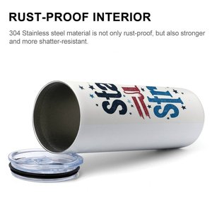 Vaso de Acero Inoxidable de 20 oz, Aislado al Vacío, con Logotipo Personalizado, Recto, para Auto, Fácil de Limpiar, Pared Interior - Product Image 5