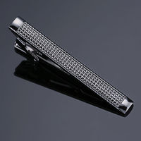 Ensemble de barre de cravate pour hommes de luxe classique pinces à cravate accessoire personnalisé prix usine Corbata De accessoire épingles à cravate décoration de boîte-cadeau