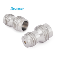 Connecteur RF femelle Gwave 1,85 mm pour montage sur panneau, compatible avec les composants en acier inoxydable pour circuits imprimés, impédance 50 ohms, compatible DC-65 GHz, conforme RoHS