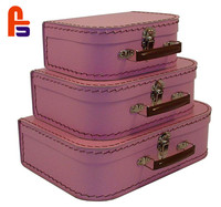 Boîte de rangement de luxe personnalisée en papier crépon avec fermeture à loquet en fer, emballage enduit pour bagues, recyclable