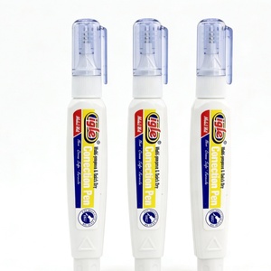 ปากกาแก้ไขข้อความสีขาวแบบน้ำหมึก ปลายโลหะ ทนทาน แห้งเร็ว ปลอดภัย เป็นมิตรกับสิ่งแวดล้อม สำหรับนักเรียน ขายส่ง - Product Image 3