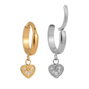 Fuxuan Anelli a Cerchio Clicker in Titanio ASTM F136 con Pendente a Stella, Orecchini <span class=keywords><strong>Piercing</strong></span> <span class=keywords><strong>Helix</strong></span>, Vendita all'Ingrosso - Product Image 2