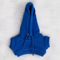 Sweat-shirt à capuche personnalisable avec logo et motifs, 17 cm, pour vêtements de poupée, avec trous, polyvalent pour Labubu