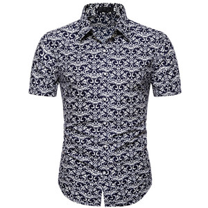 Grossiste <span class=keywords><strong>Grande</strong></span> Vente Nouveauté <span class=keywords><strong>Chemise</strong></span> <span class=keywords><strong>Homme</strong></span> <span class=keywords><strong>Grande</strong></span> <span class=keywords><strong>Taille</strong></span> Manches Courtes Imprimée Tendance - Product Image 6