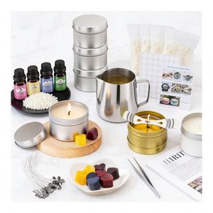 Boîte élégante pour bougie mate avec couvercle métallique, idéale pour le remplissage de cire personnalisée, la marque privée et la présentation de collection - Product Image 4