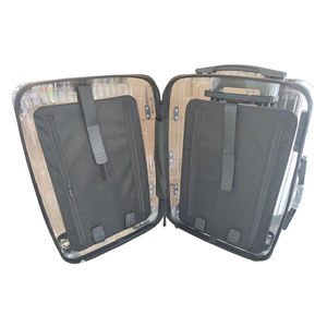 Valise transparente en PC, coque rigide imperméable, avec serrure TSA, <span class=keywords><strong>bagage</strong></span> à <span class=keywords><strong>main</strong></span>, valise transparente, valise de <span class=keywords><strong>cabine</strong></span>, <span class=keywords><strong>bagage</strong></span> de voyage - Product Image 5