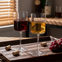 Flûte à champagne Hxglass de luxe en cristal fait main, design créatif pour mariage, verre à toast Monsieur et Madame, 430 ml