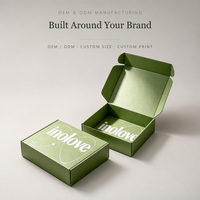 Boîte d'expédition en carton ondulé personnalisée pour cosmétiques, bijoux, vêtements et accessoires numériques, boîte cadeau pour le commerce électronique