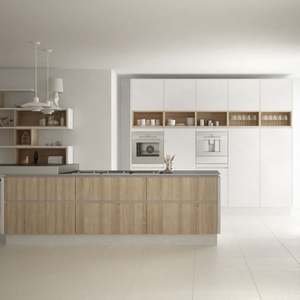 <b>Cupboard</b> Modern Kitchen Furniture High Gloss Kitchen Cabinets Solid <b>Wood</b> Kitchen Cabinet Sets - Product Image 3