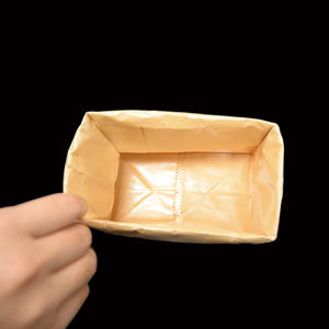 Logotipo OEM Impreso Ecológico Restaurante Llevar Embalaje con Asas Giratorias Reciclado Comercial Kraft Togo Bolsas de Papel para Alimentos - Product Image 6